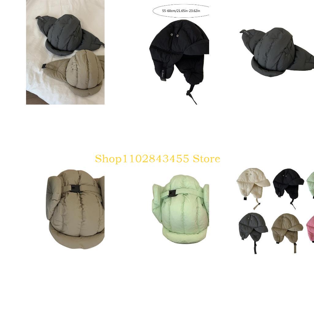 Winter Trapper Hat - 49MC Chapéu feminino Balaclava Trapper com