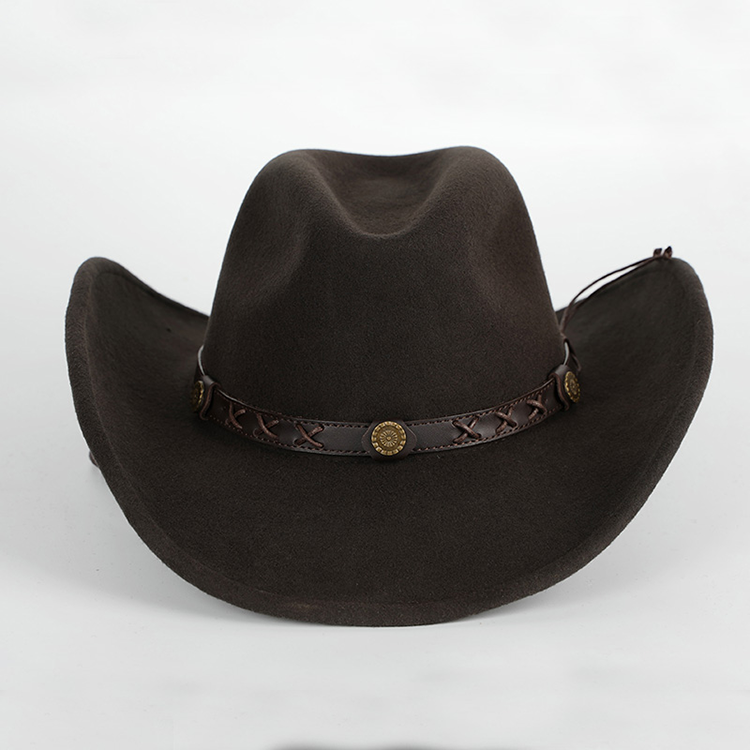 X4007 Chapéu de cowboy de lã 1 - Fedora Hat Wool avaliação e preço