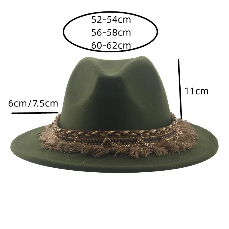 Chapéus de cowboy chapéu fedor - Fedora Hat Wool avaliação e preço