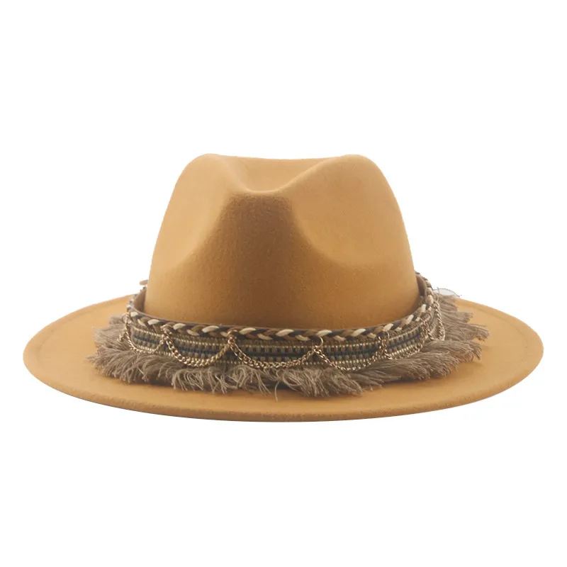 Chapéus de cowboy chapéu fedor - Fedora Hat Wool avaliação e preço