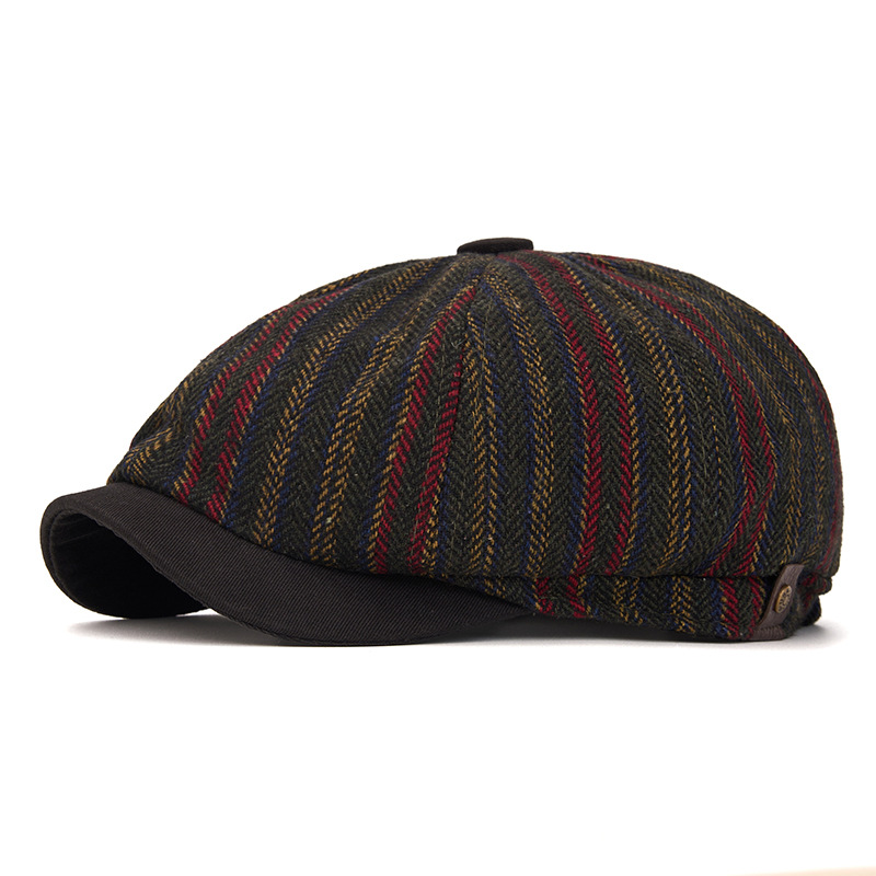 Boné Unissex Listrado de Lã Mi - Newsboy Cap Ivy avaliação e preço