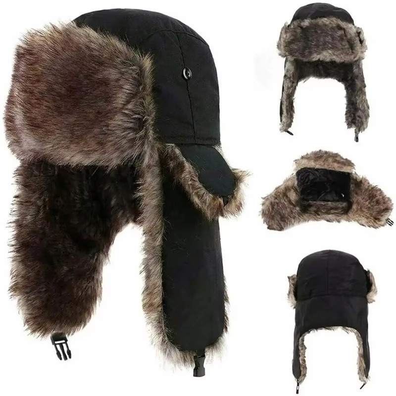 Inverno russo ushanka chapéu m - Winter Trapper Hat avaliação e preço
