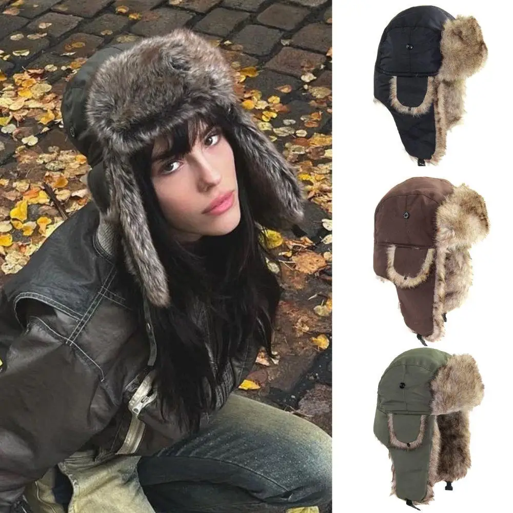 1pc inverno trapper aviador so - Winter Trapper Hat avaliação e preço